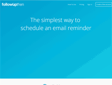 Tablet Screenshot of followupthen.com